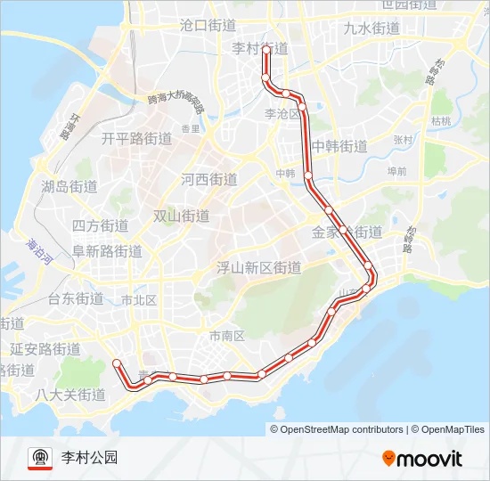 2号线 Metro Line Map