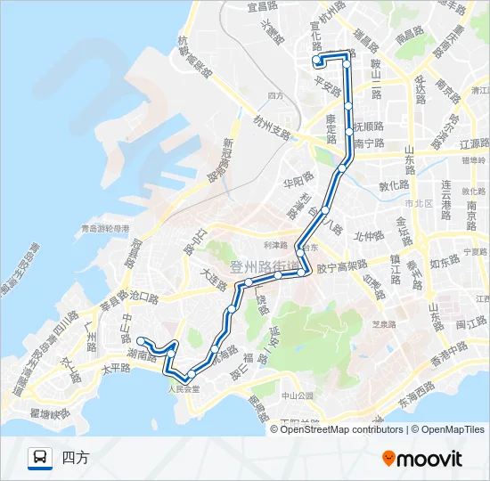 1路 Bus Line Map