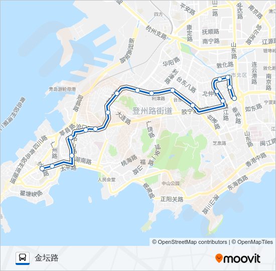 2路 bus Line Map