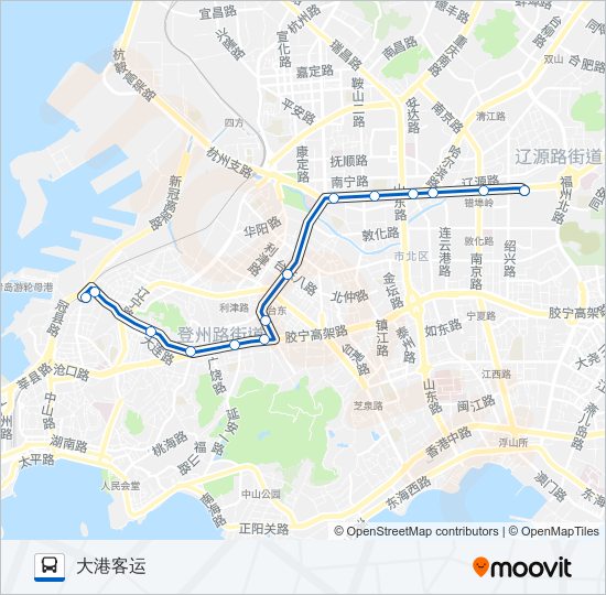 4路 bus Line Map