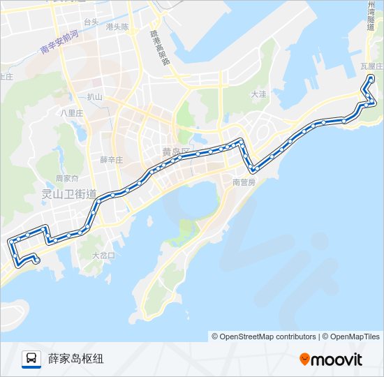 4路 bus Line Map