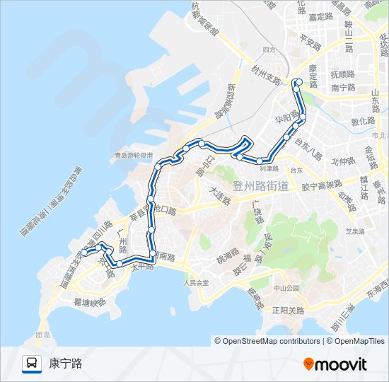 8路 bus Line Map