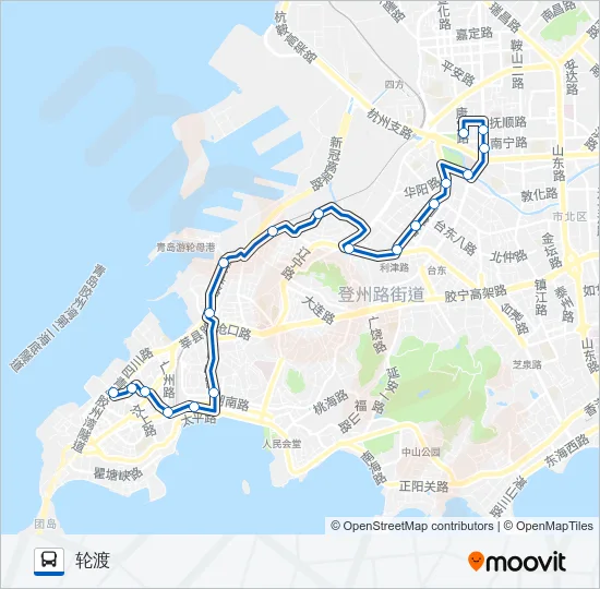8路 Bus Line Map