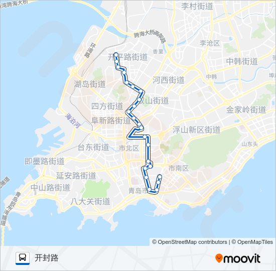 12路 bus Line Map