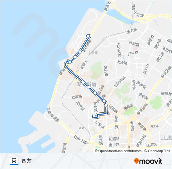 16路 bus Line Map
