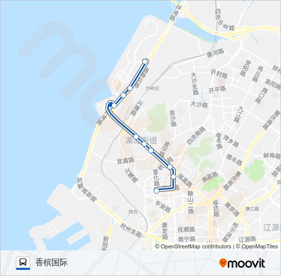 16路 Bus Line Map