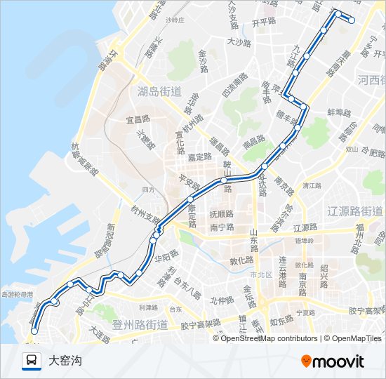 20路 bus Line Map