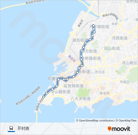 21路 bus Line Map