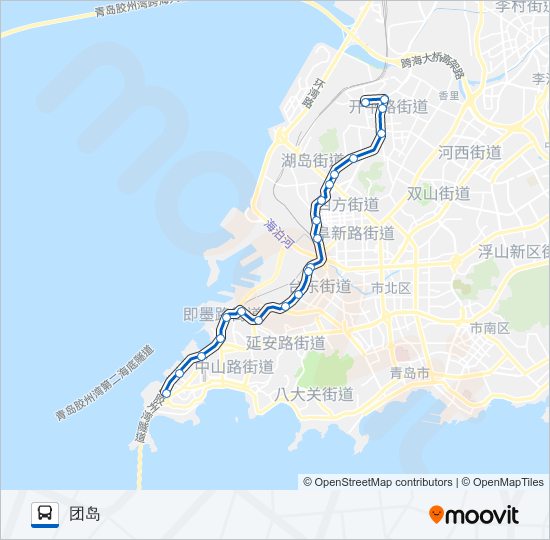21路 bus Line Map