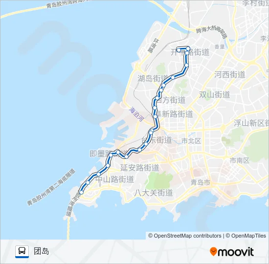 21路 Bus Line Map