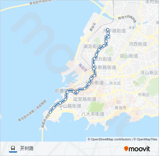 21路 Bus Line Map