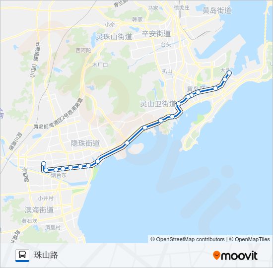 K1路 bus Line Map
