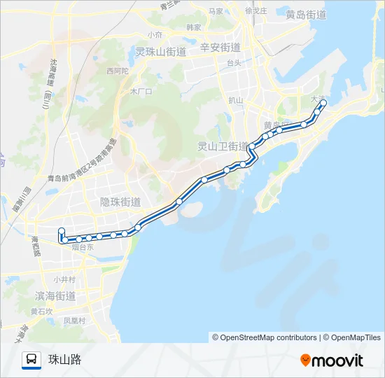 K1路 Bus Line Map