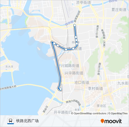 临1路 bus Line Map