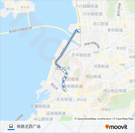 临2路 Bus Line Map