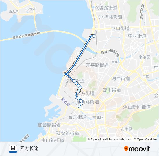 公交临2路的线路图