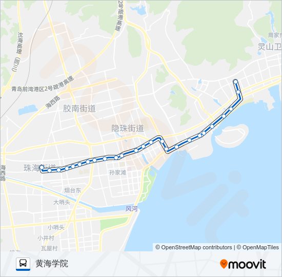 西5路 bus Line Map