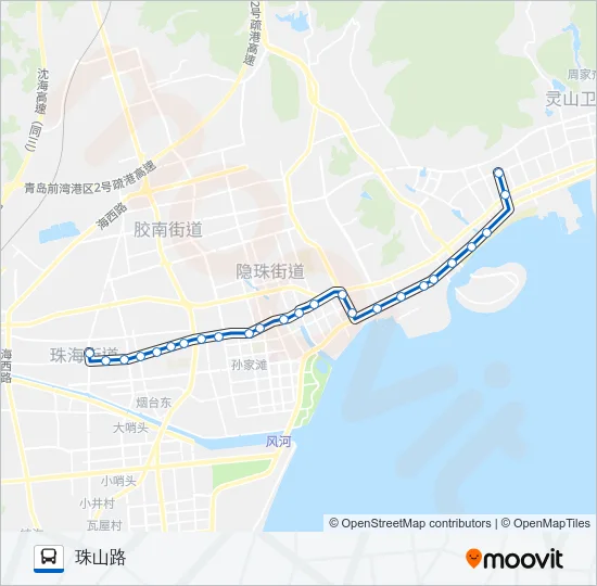 西5路 Bus Line Map