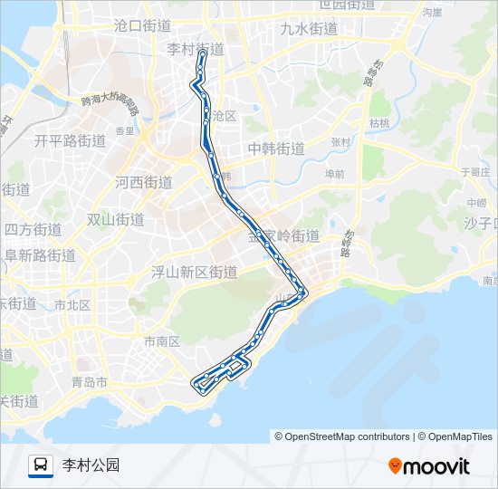 102路 Bus Line Map