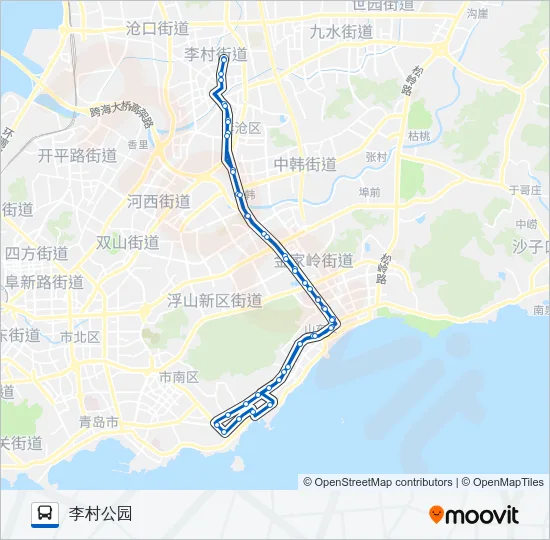 102路 Bus Line Map