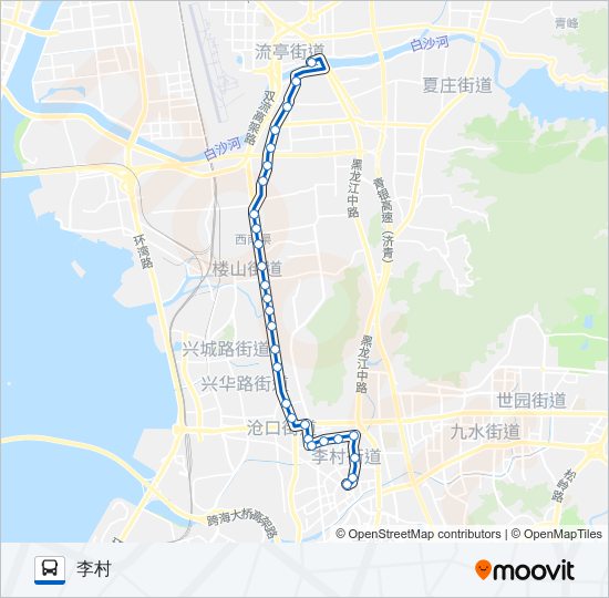 105路 bus Line Map