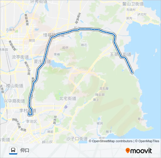 109路 Bus Line Map