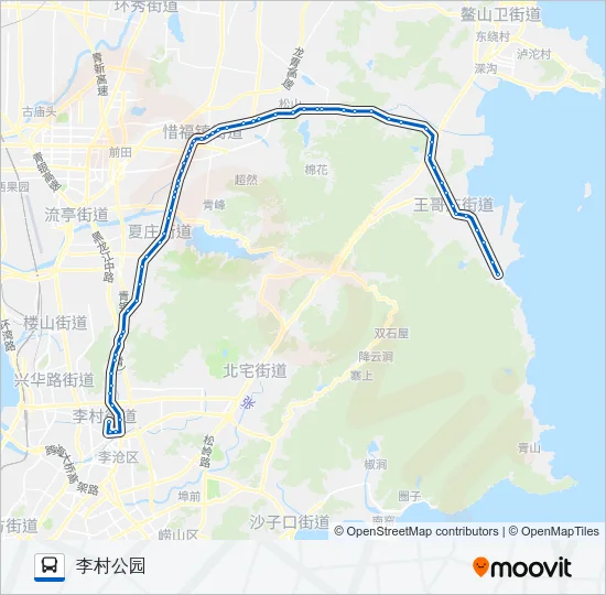 109路 Bus Line Map