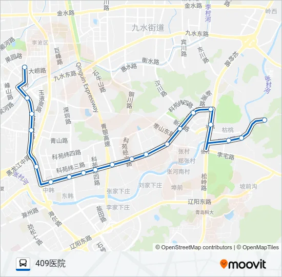 114路 Bus Line Map