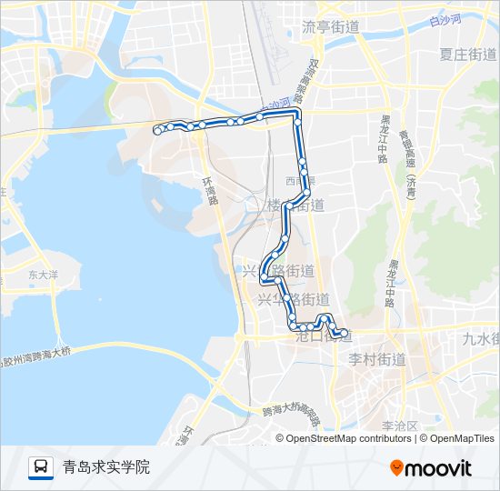 公交115路的线路图
