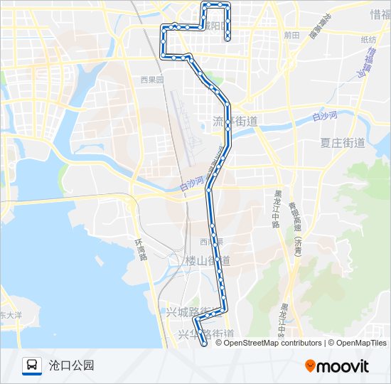 117路 bus Line Map