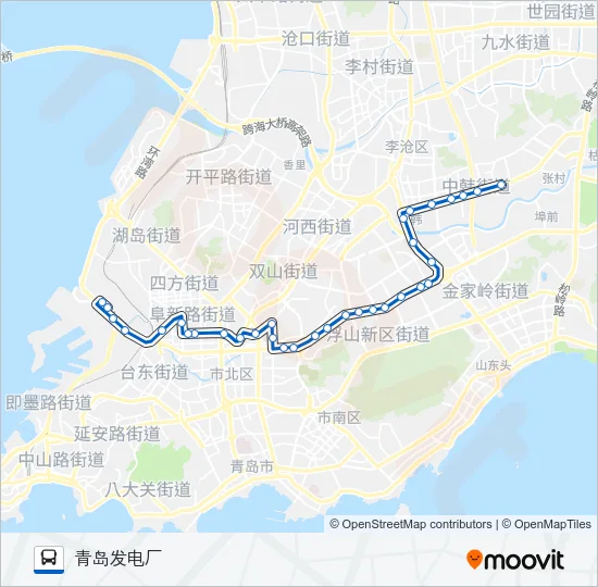 126路 Bus Line Map