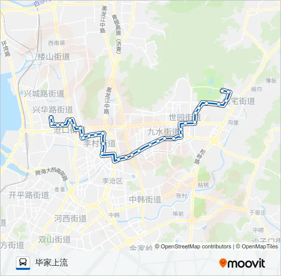 128路 Bus Line Map