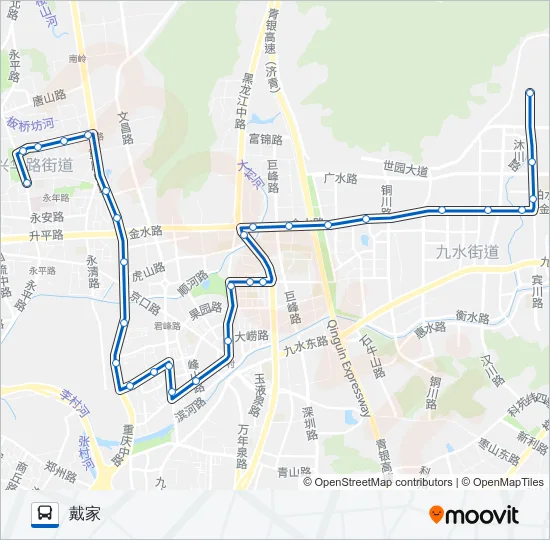 130路 Bus Line Map