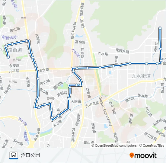 130路 Bus Line Map