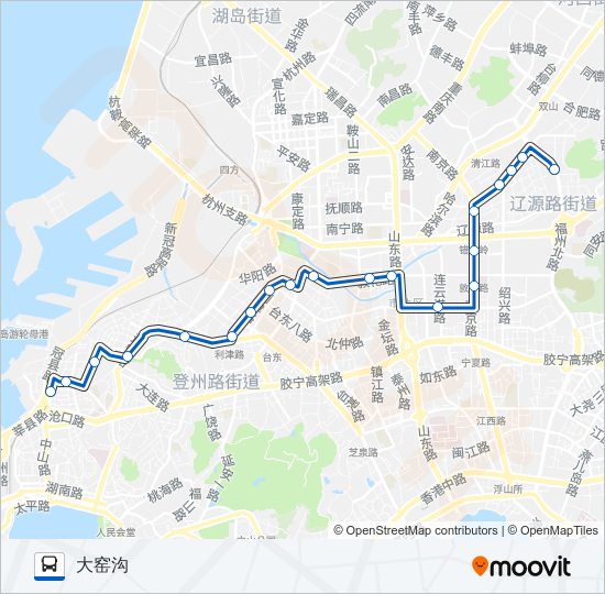 211路 bus Line Map