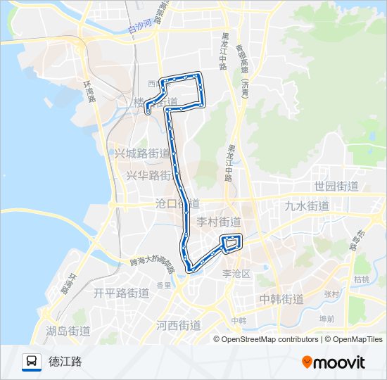 213路 bus Line Map