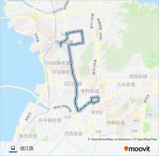213路 Bus Line Map