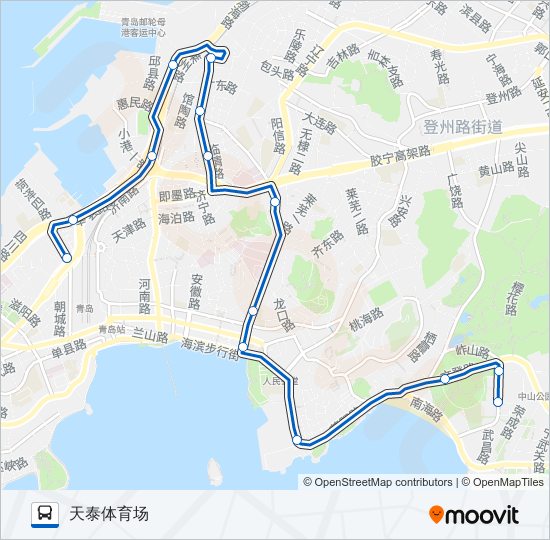 公交214路的线路图