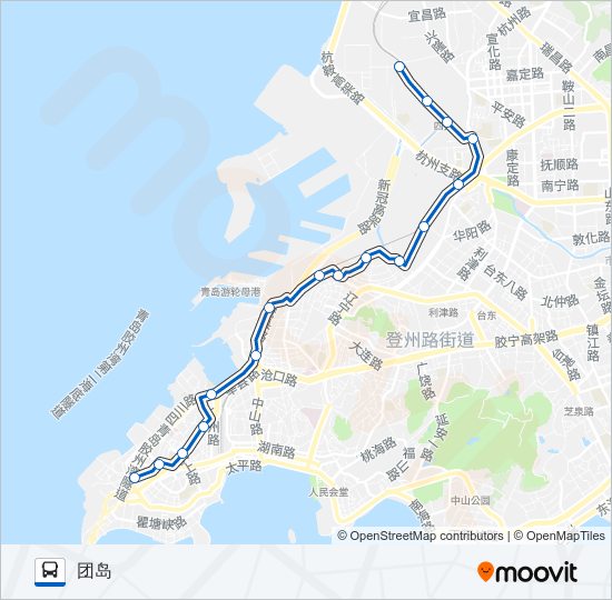 215路 bus Line Map