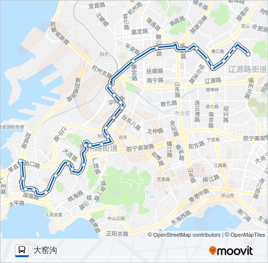 221路 Bus Line Map