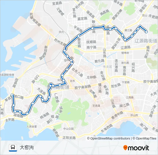 221路 Bus Line Map