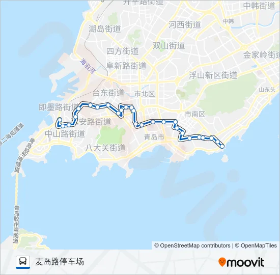 222路 Bus Line Map