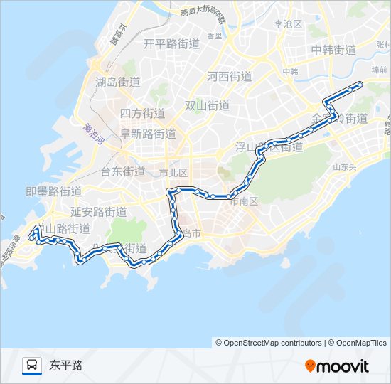 223路 bus Line Map