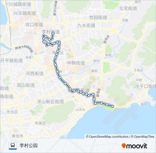 230路 bus Line Map