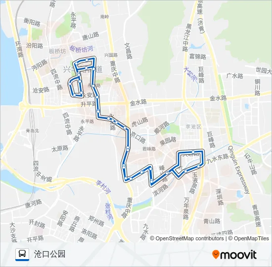 233路 Bus Line Map