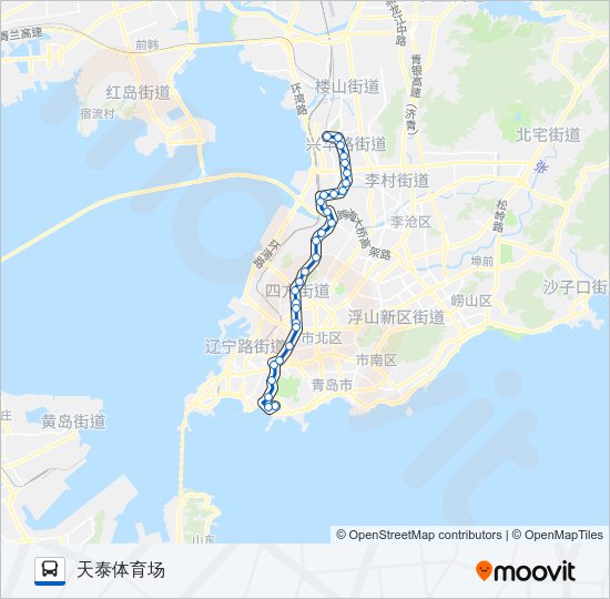 302路 Bus Line Map