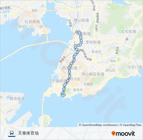 302路 Bus Line Map