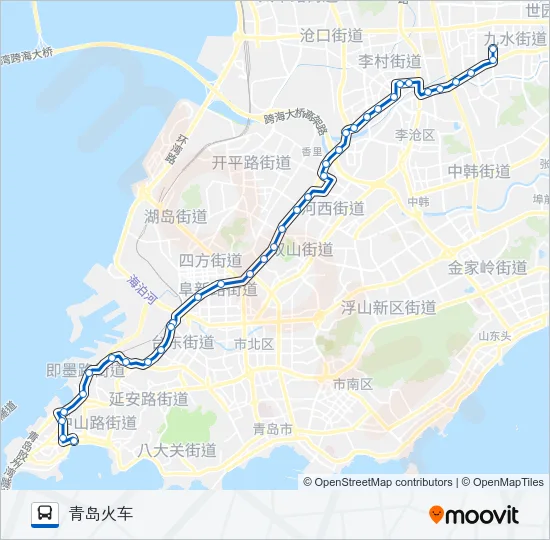 303路 Bus Line Map