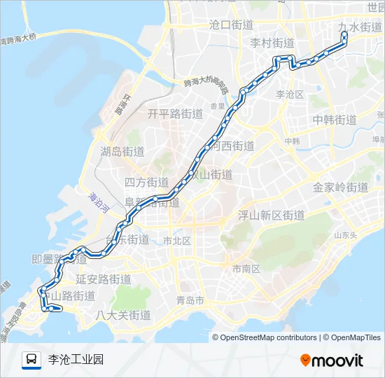 303路 Bus Line Map