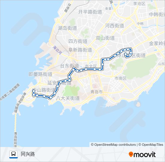 307路 Bus Line Map